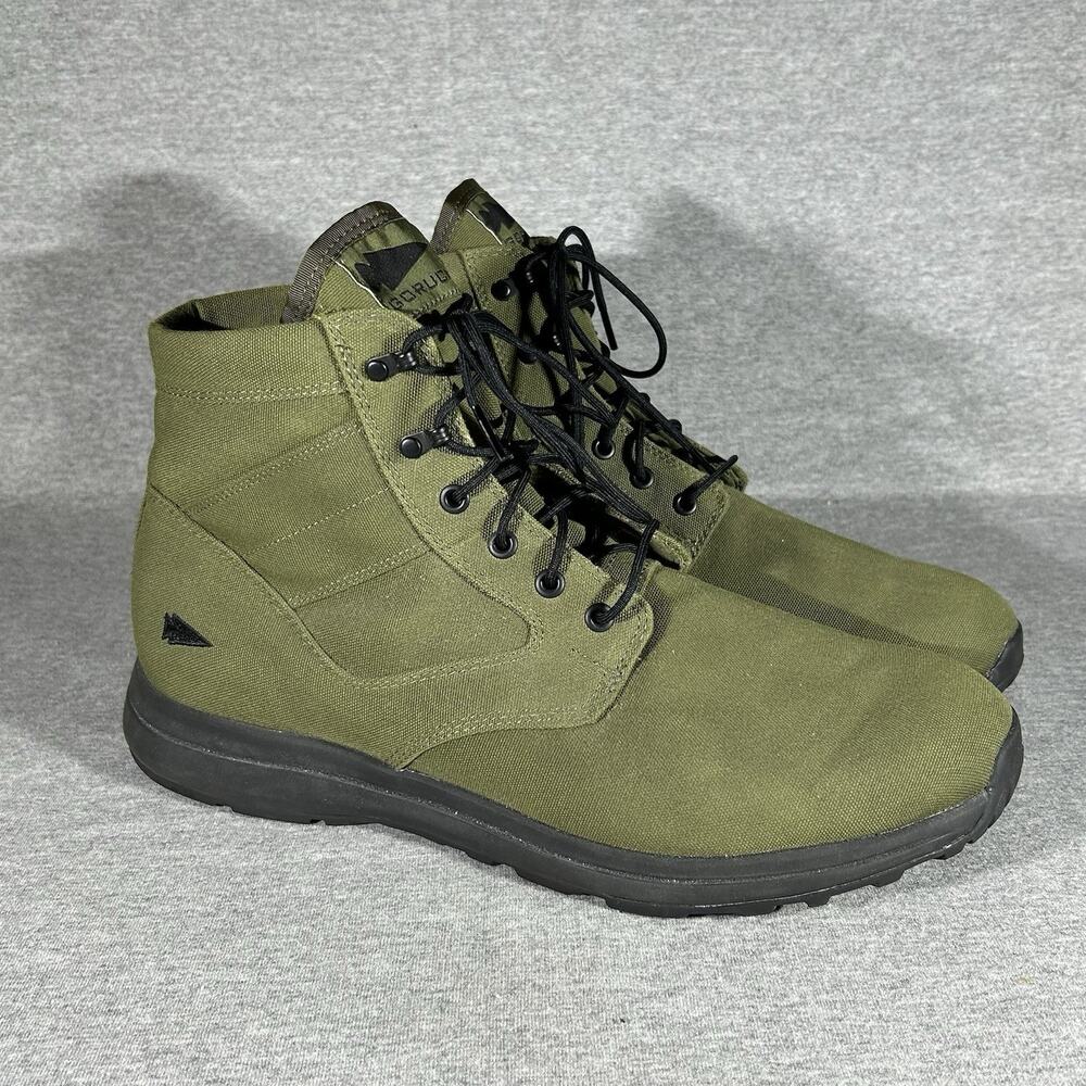 GORUCK Jedburgh Rucking Boots Green Canvas Mens 14 Tactical Training